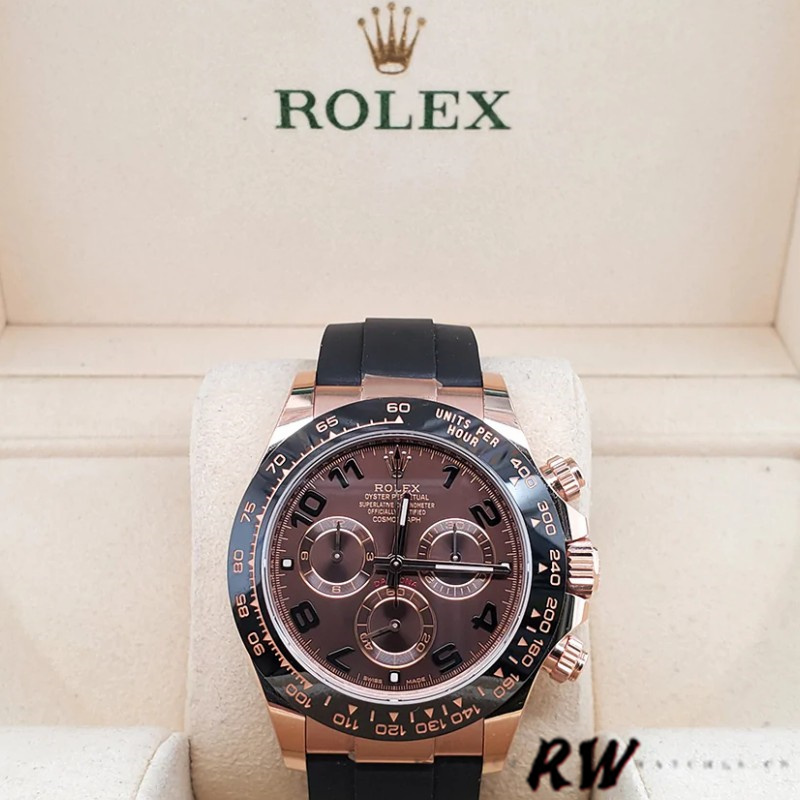 Rolex Cosmograph Daytona 116515LN Chocolate Arabic Dial 40mm Mens Replica Watch