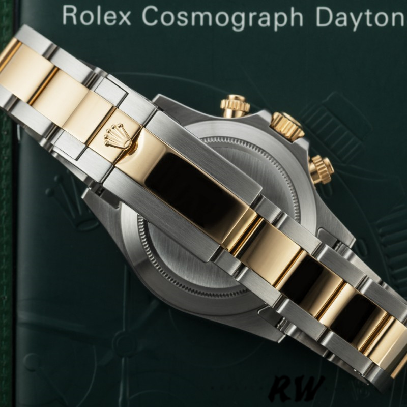 Rolex Daytona 116523 Steel Yellow Gold Blue Racing Dial 40mm Mens Replica Watch