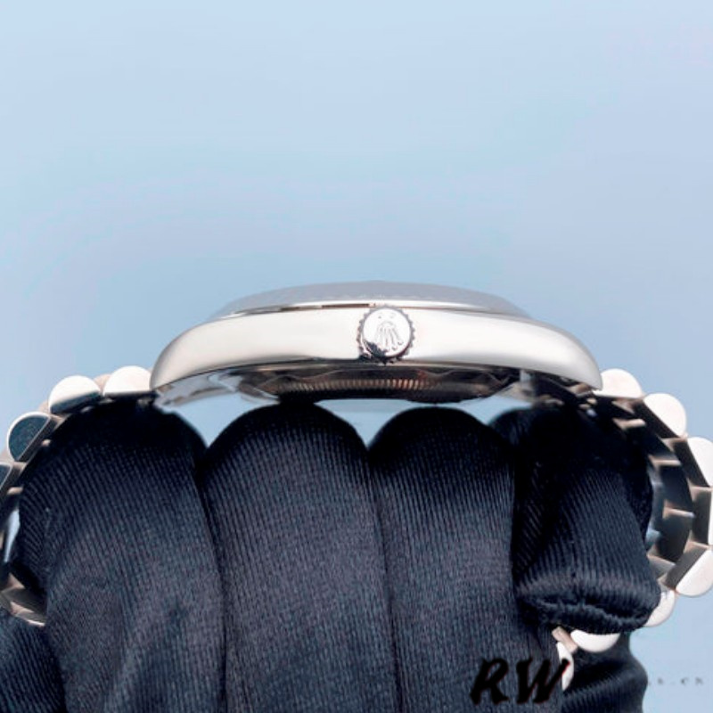 Rolex Day-Date 218239 Diamond Black Dial White Gold 41MM Mens Replica Watch