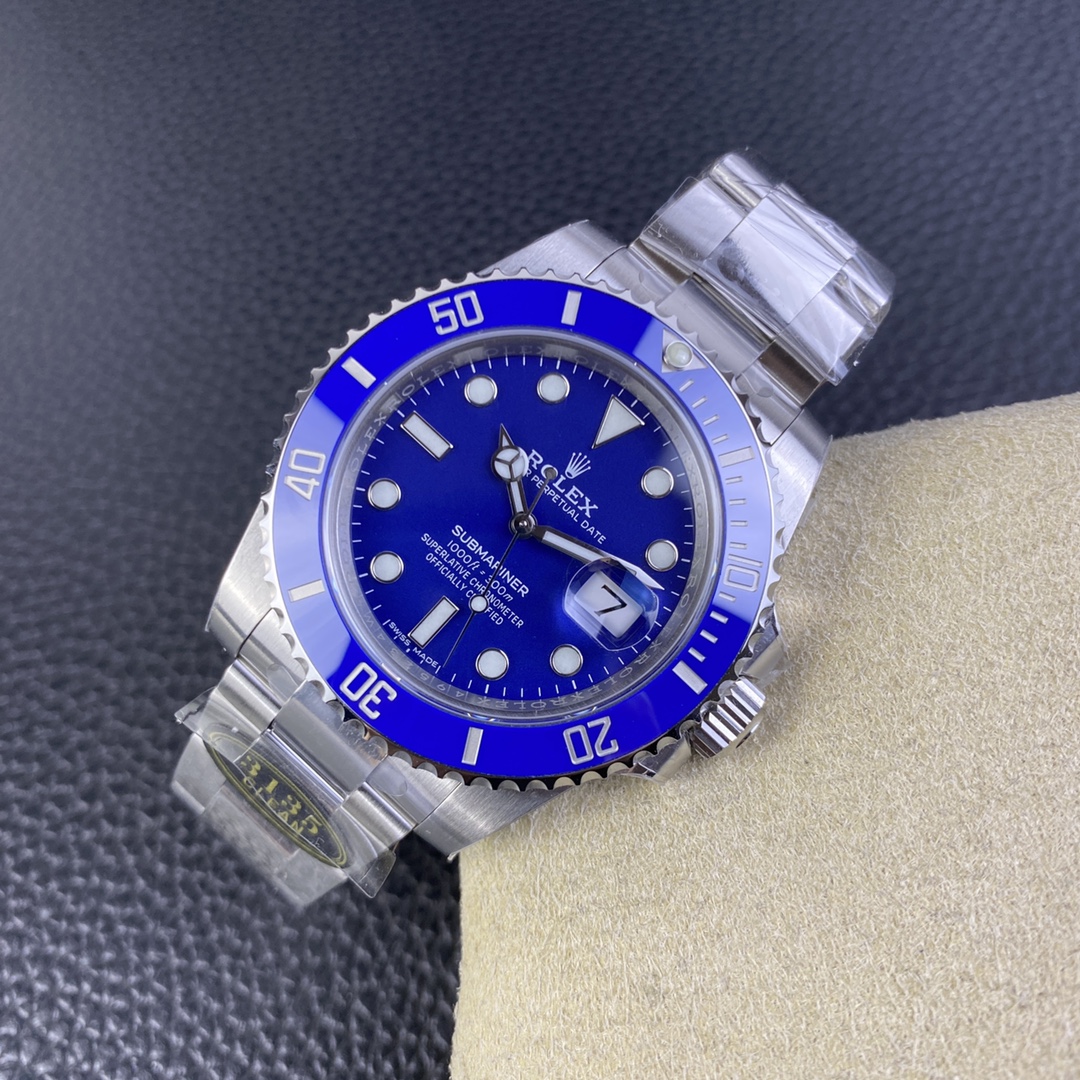 Rolex Submariner 116619LB White Gold Blue Dial 40mm Mens Replica Watch