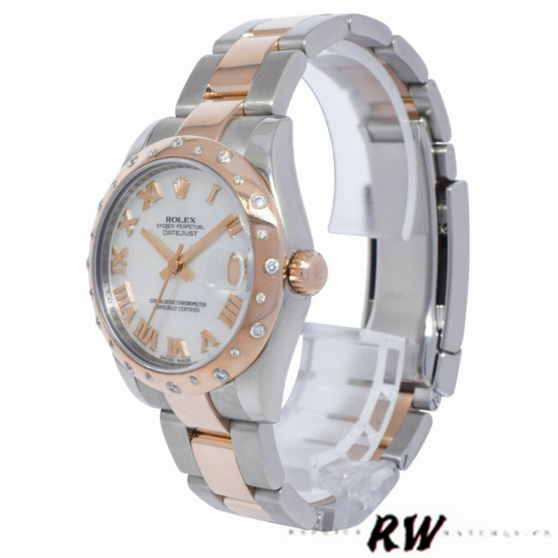 Rolex Datejust 178341 White Mother of Pearl Dial 31MM Lady Replica Watch