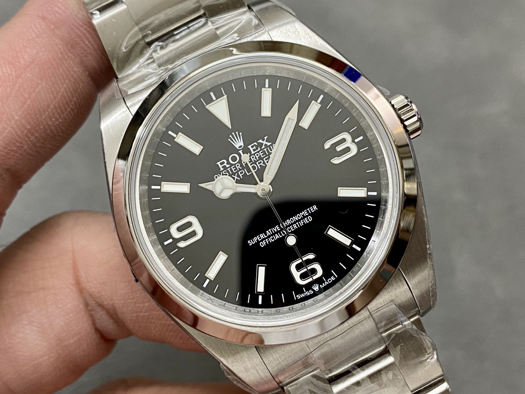 Rolex Oyster Perpetual 177200 Black Arabic Dial Domed Bezel 31mm Lady Replica Watch