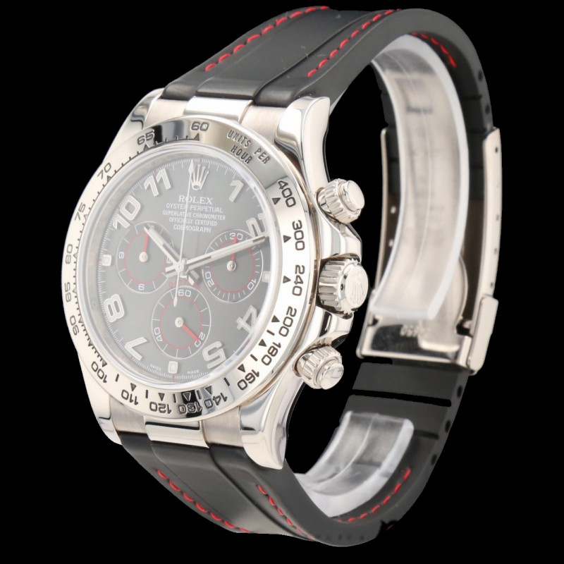 Rolex Daytona 116519 Grey Dial Black RubberB strap 40mm Mens Replica Watch