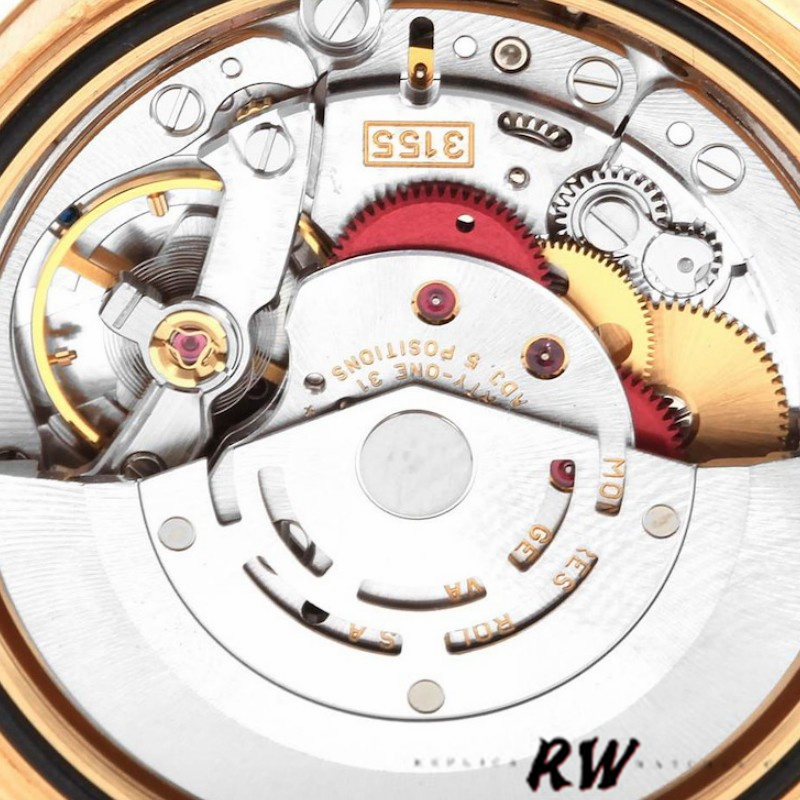 Rolex Day-Date 118338 Yellow gold Champagne Dial Roman Numerals 36mm Unisex Replica Watch