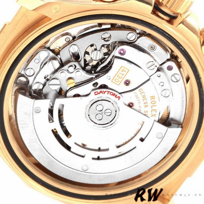 Rolex Cosmograph Daytona 116518 Leather strap Blue Dial 40mm Mens Replica Watch