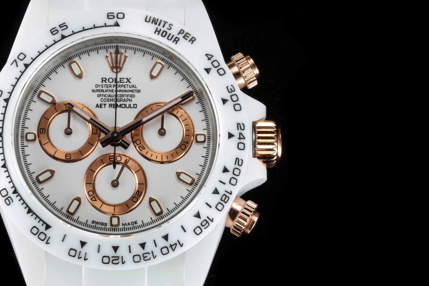 Rolex Daytona AET Picasso Crossover White