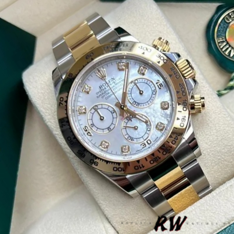 Rolex Cosmograph Daytona 116503 White Mother Of Pearl Dial 40MM Mens Replica Watch