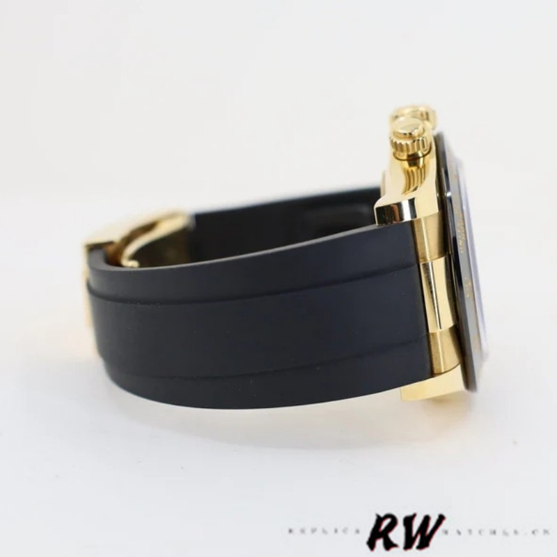 Rolex Cosmograph Daytona 116518LN White Dial Black Rubber Strap 40mm Mens Replica Watch