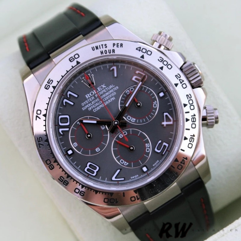 Rolex Cosmograph Daytona 116519 Grey Racing Dial 40mm Mens Replica Watch