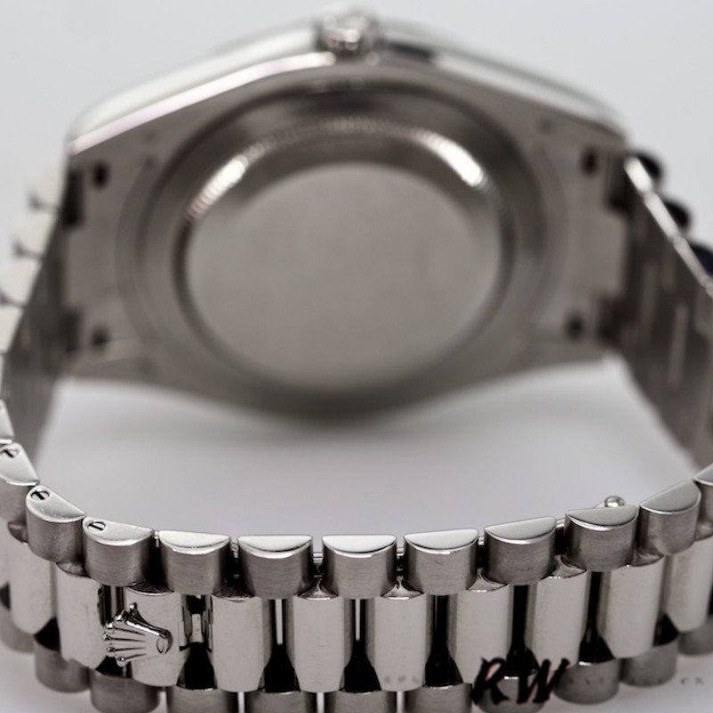 Rolex Day-Date 218206 Ice Blue Diamond Dial Platinum 41MM Mens Replica Watch