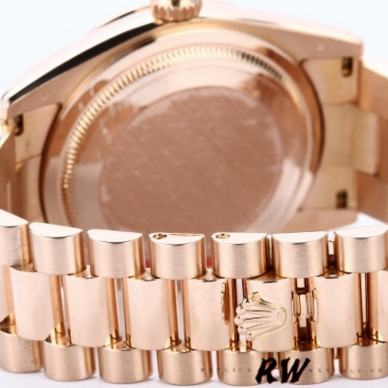 Rolex Day-Date 118205 Rose Gold Pink dial Automatic 36mm Unisex Replica Watch