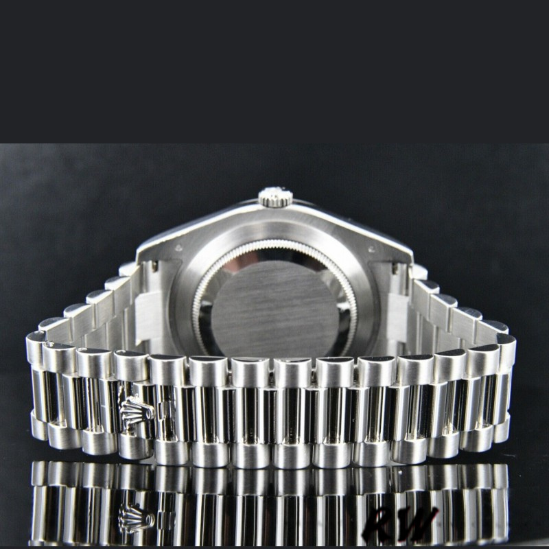 Rolex Day-Date 218206 Ice Blue Dial Platinum 41MM Mens Replica Watch