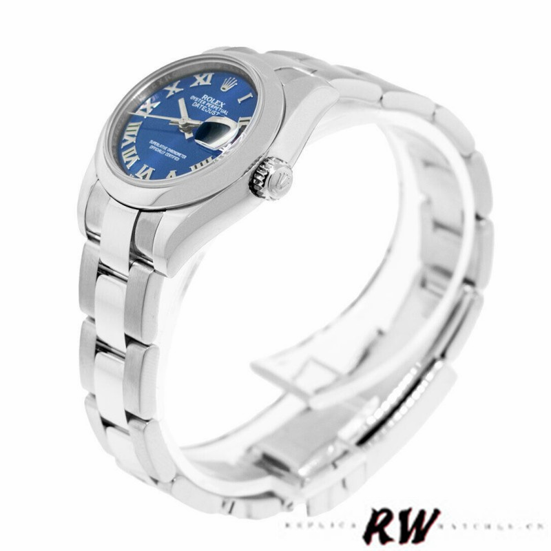 Rolex Datejust 179160 Oyster Bracelet Blue Roman Dial 26MM Lady Replica Watch