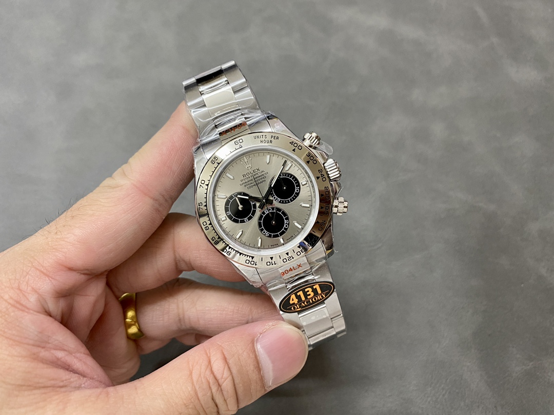 Rolex Cosmograph Daytona 116509 Silver Index Dial 40MM Mens Replica Watch
