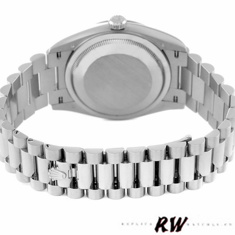 Rolex Day-Date 128239 White Gold Pink Opal Dial 36MM Unisex Replica Watch