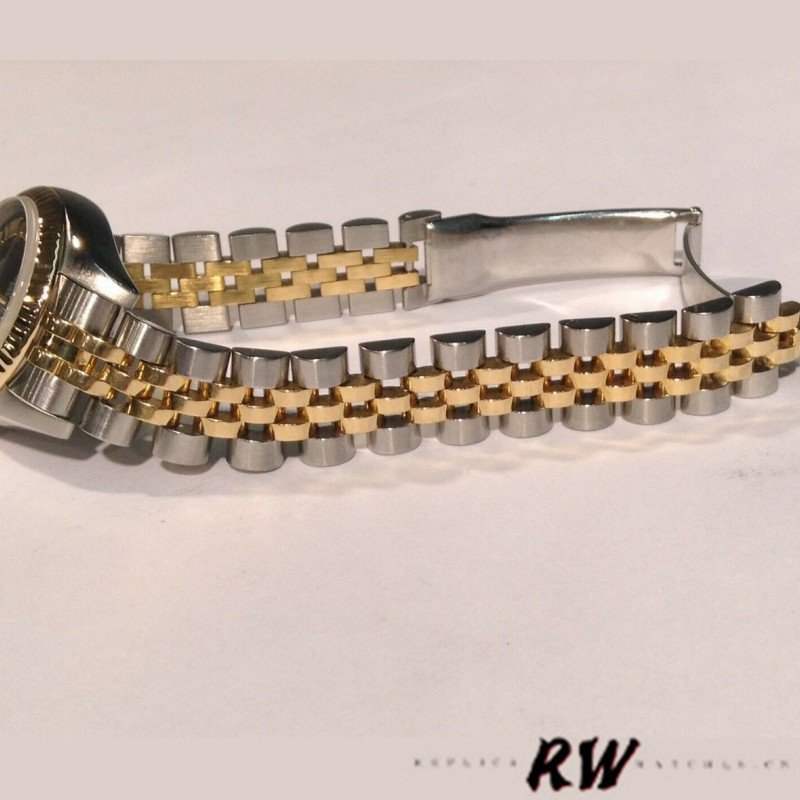 Rolex Datejust 179173 Sunbeam Silver Dial Fluted Bezel 26MM Lady Replica Watch