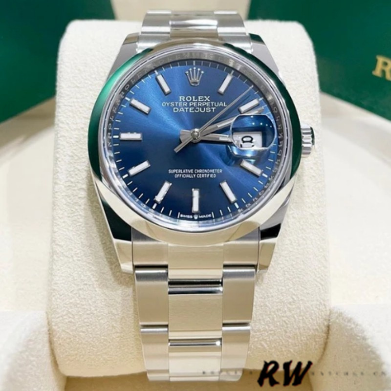 Rolex Datejust 126200 Blue Dial Stainless Steel 36MM Unisex Replica Watch