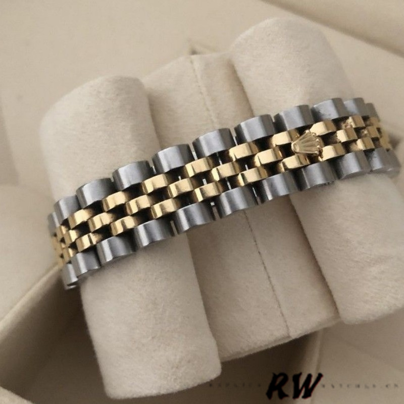 Rolex Datejust 179173 Gray Diamond Dial Fluted Bezel 26MM Lady Replica Watch