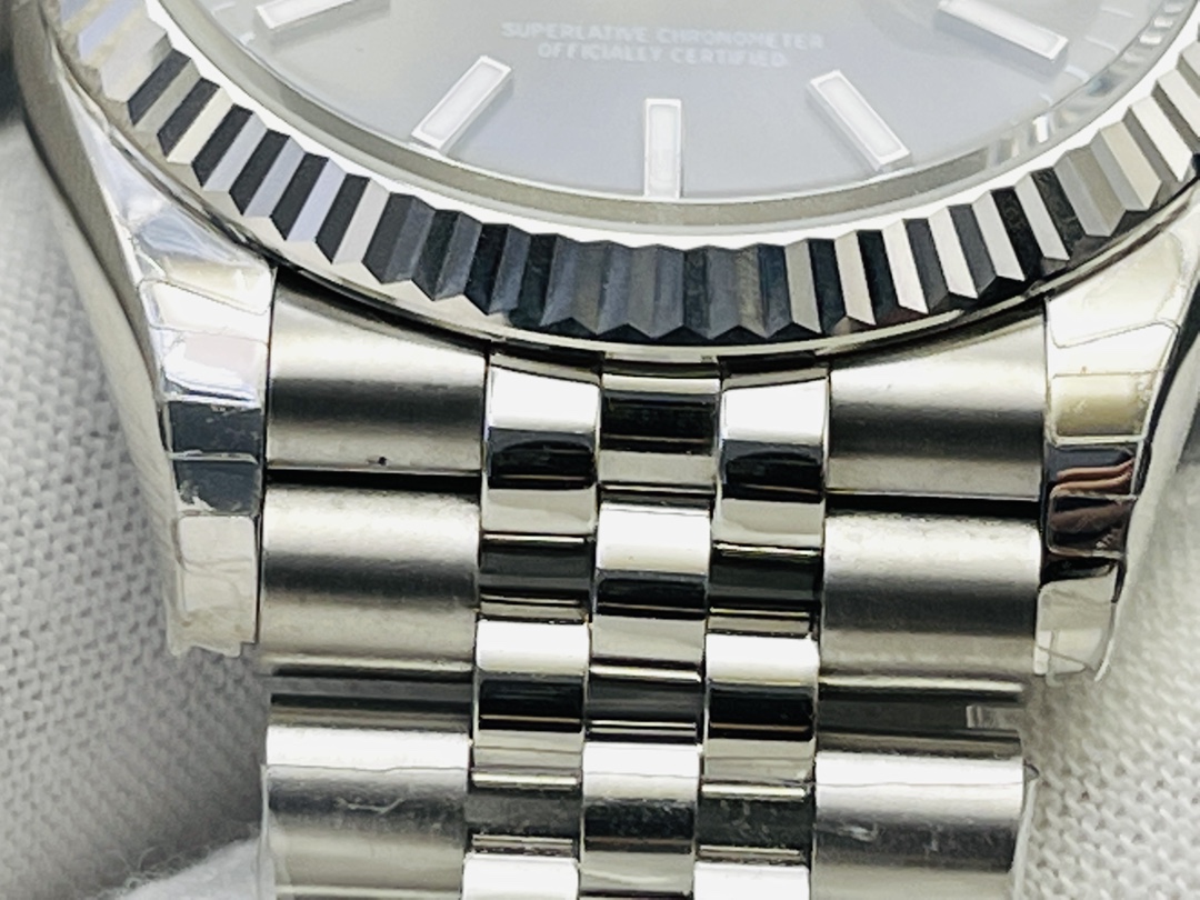 Rolex Datejust 126234 Fluted Bezel Black Index Dial 36MM Unisex Replica Watch