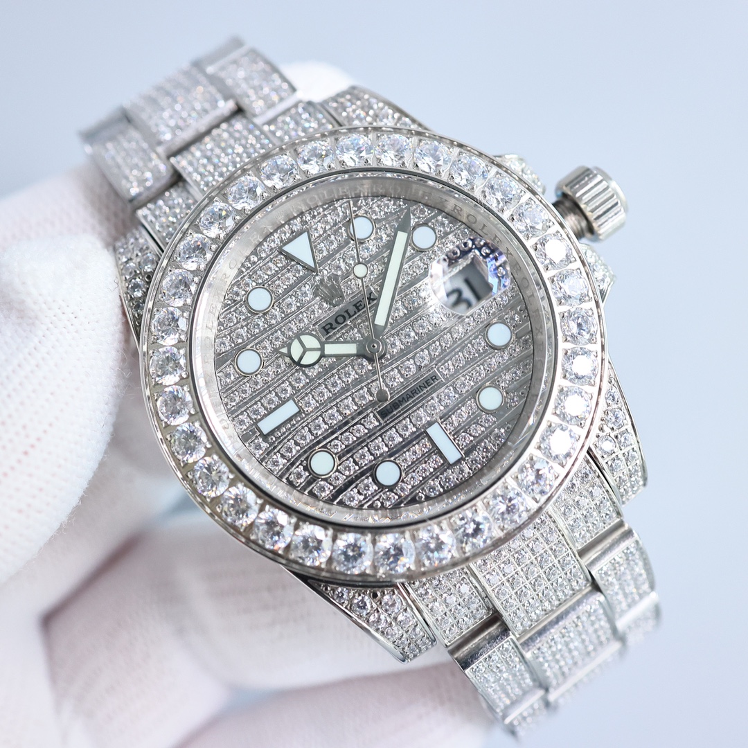 Rolex Submariner 116610LN Diamond Clad