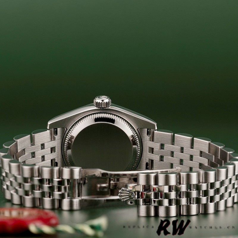 Rolex Datejust 179174 Black Index Dial Fluted Bezel 26MM Lady Replica Watch