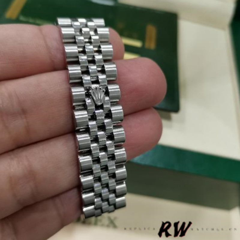 Rolex Datejust 178344 Black MOP Roman Dial 31MM Lady Replica Watch