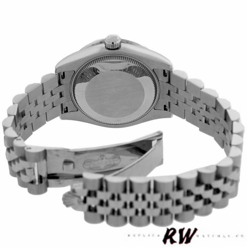 Rolex Datejust 178384 Stainless Steel Black Roman Dial 31MM Lady Replica Watch