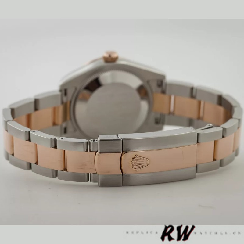 Rolex Datejust 178341 Black MOP Diamond Dial 31MM Lady Replica Watch