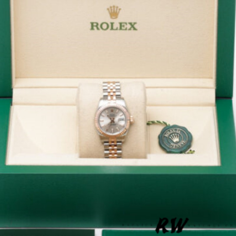 Rolex Datejust 179171 Silver Dial Fluted Bezel 26MM Lady Replica Watch