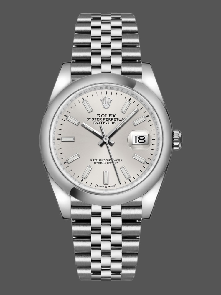 Rolex Datejust 126200 Silver Dial Stainless Steel 36MM Unisex Replica Watch