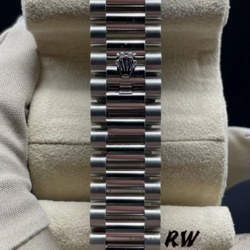 Rolex Day Date 118346 Rhodium Grey Dial 36mm Unisex Replica Watch