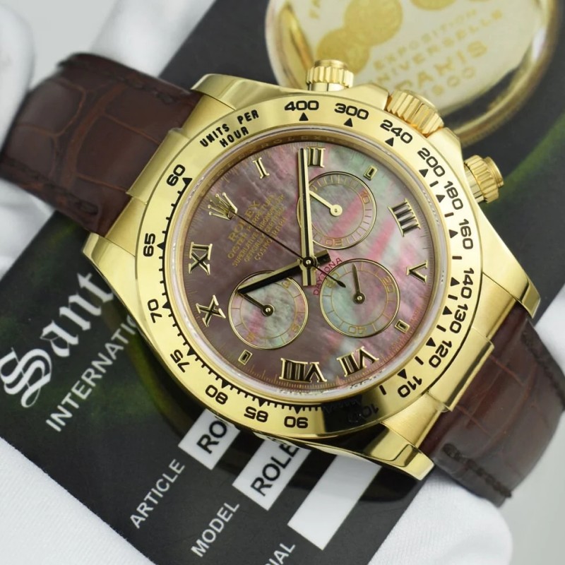 Rolex Daytona 116518 Mother of Pearl Dial 40mm Mens Replica Watch