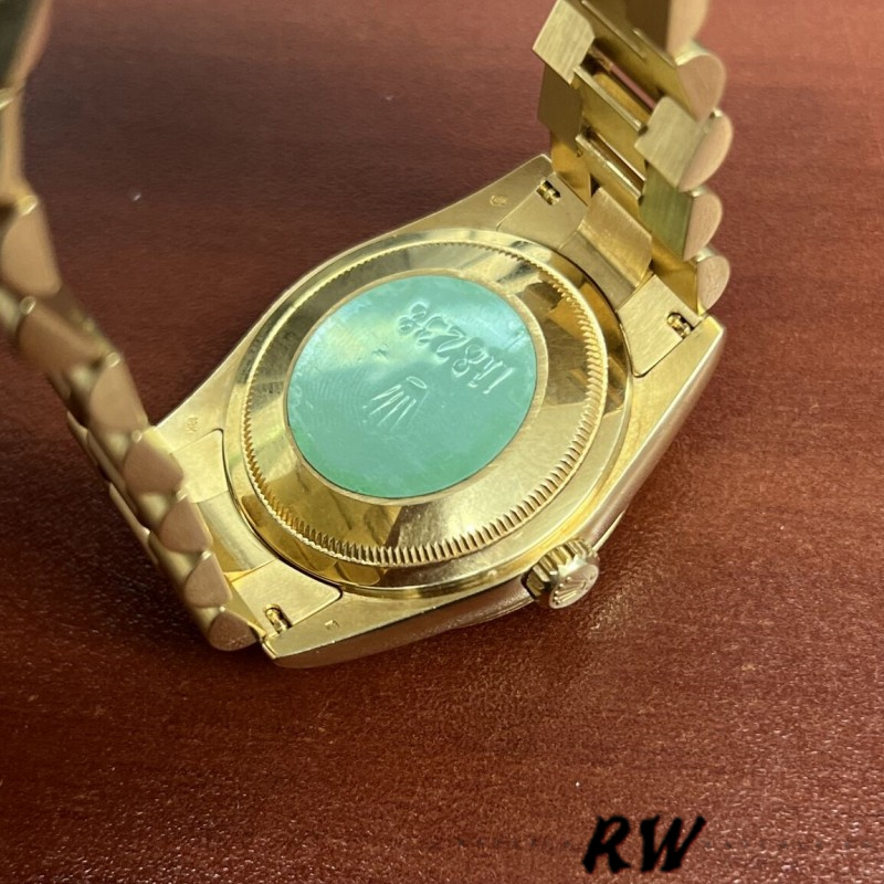 Rolex Day Date 118238 Black Diamond Dial 36mm Mens Replica Watch