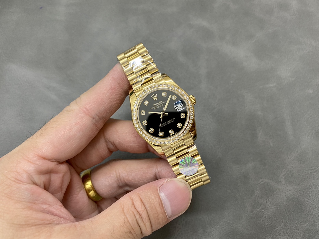 Rolex Datejust 179138 Black diamond Dial 26MM Lady Replica Watch