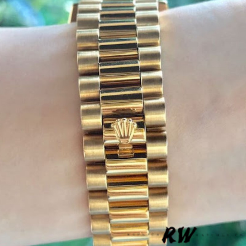 Rolex Day-Date 118238 Pave diamond dial 36mm Unisex Replica Watch