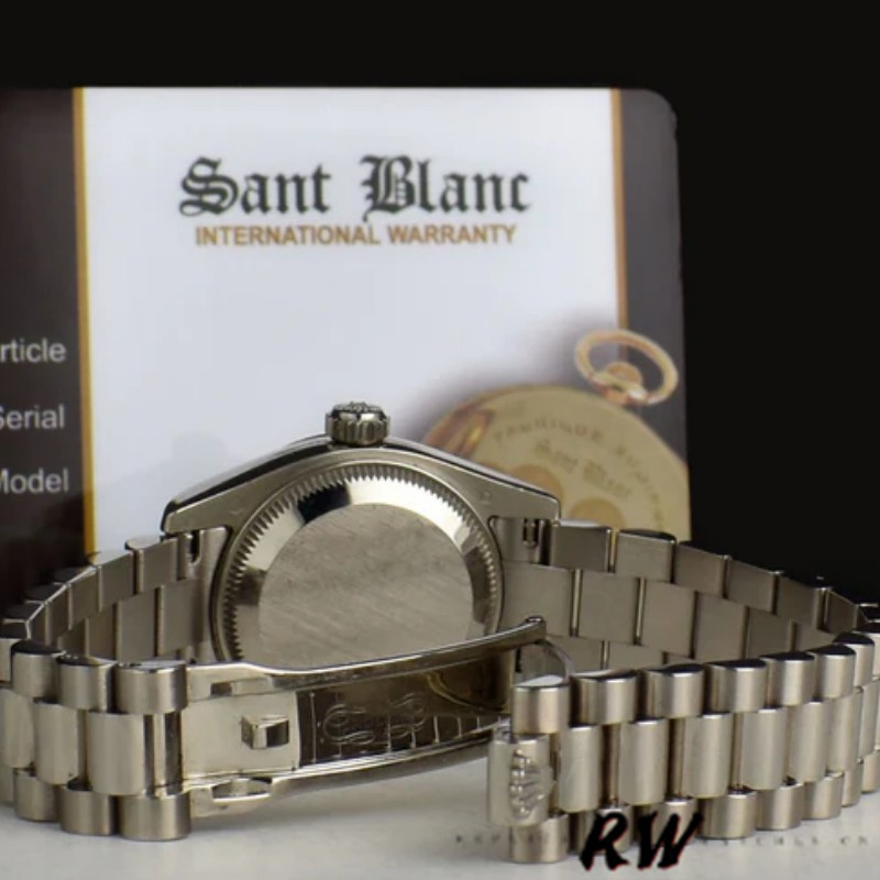 Rolex Datejust 179179 Black Roman Numeral Dial Fluted Bezel 26MM Lady Replica Watch