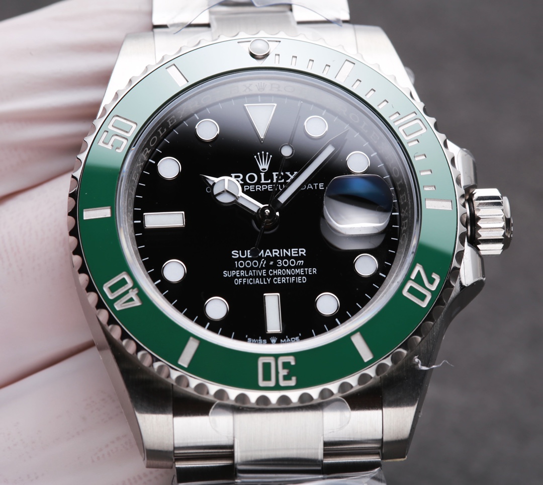 Rolex Submariner 126610LV Green Bezel Black Dial 41mm Mens Watch