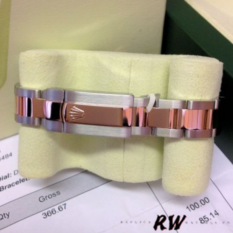 Rolex Datejust 178341 Everose Gold Pink Floral Dial 31MM Lady Replica Watch