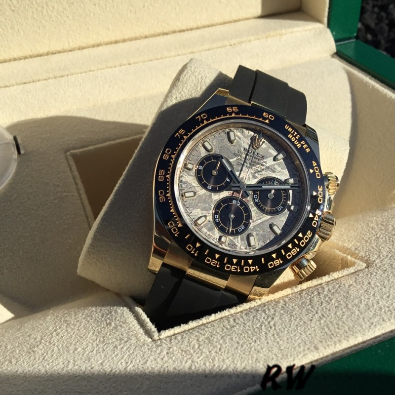 Rolex Cosmograph Daytona 116518LN Meteorite and Black Index Dial 40mm Mens Replica Watch