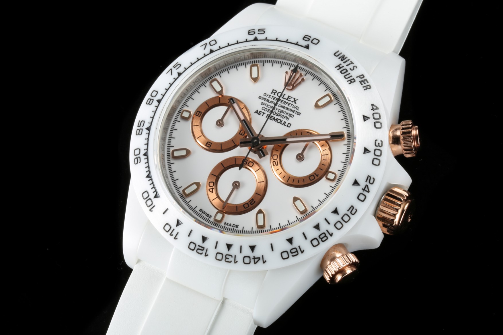 Rolex Daytona AET Picasso Crossover White