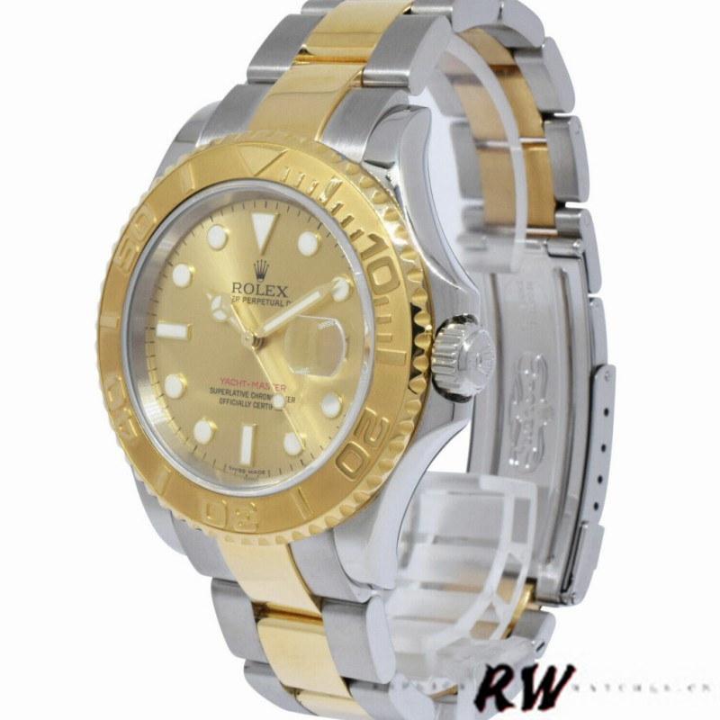 Rolex Yachtmaster 16623 Steel Yellow Gold Champagne Dial 40MM Mens Replica Watch