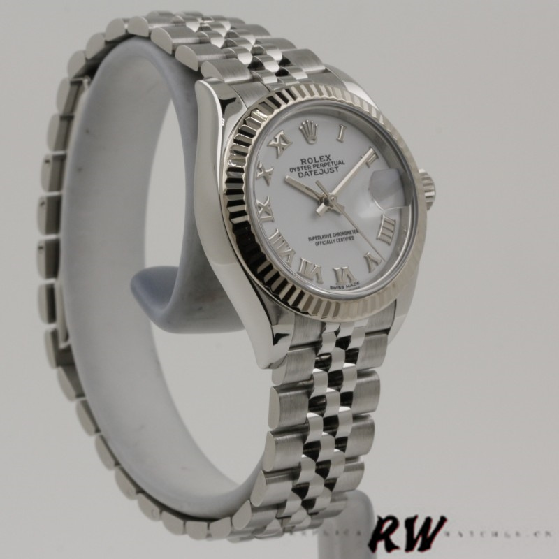 Rolex Datejust 279174 Stainless Steel White Roman Numeral Dial 28mm Lady Replica Watch