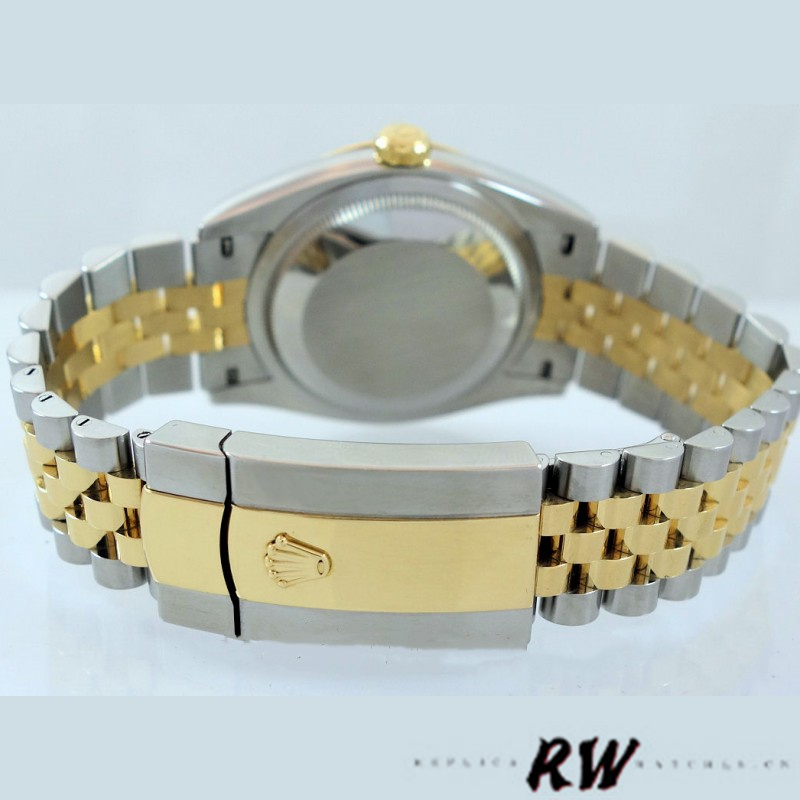 Rolex Datejust 126233 Champagne Diamond Dial Fluted Bezel 36MM Unisex Replica Watch