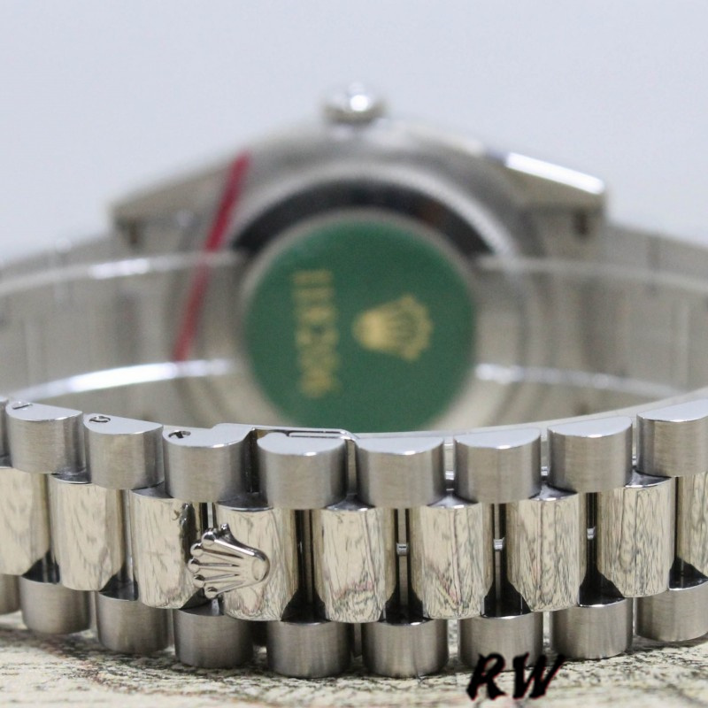 Rolex Day Date 118206 Black Diamond Dial 36mm Unisex Replica Watch