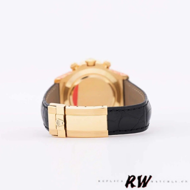 Rolex Daytona 116518 Black MOP Roman Dial 40mm Mens Replica Watch