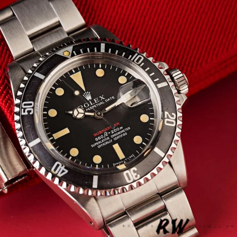 Rolex Submariner 1680 Stainless Steel Case Black Dial 40mm Mens Replica Watch