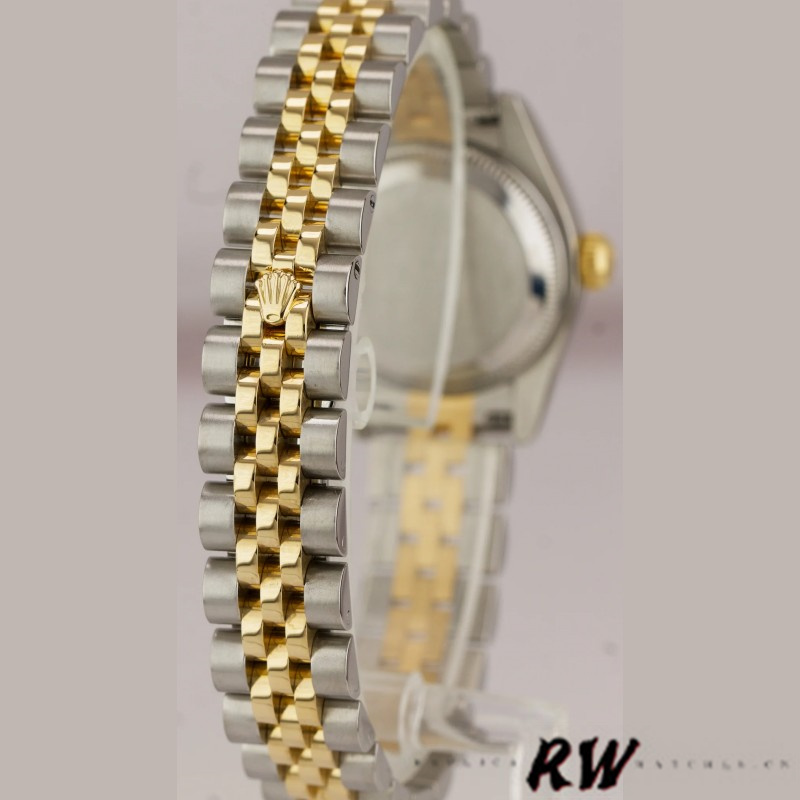 Rolex Datejust 179173 Silver Jubilee Diamond Dial Fluted Bezel 26MM Lady Replica Watch