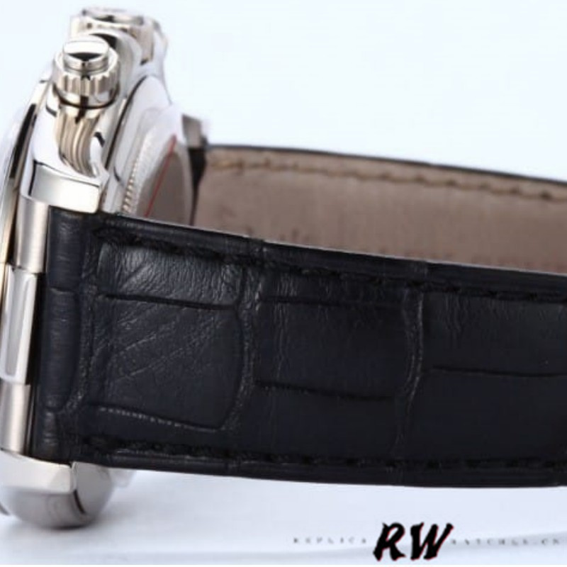 Rolex Cosmograph Daytona 116519 Gray dial Black Leather Strap 40mm Mens Replica Watch