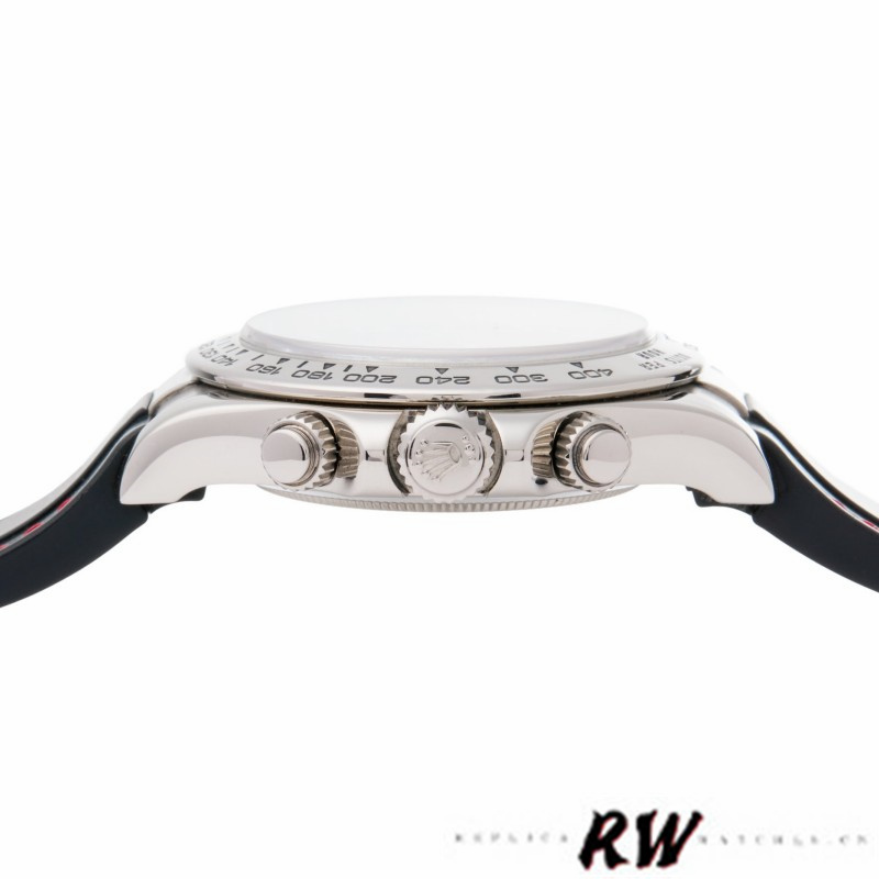 Rolex Daytona 116519 Grey Dial Black RubberB strap 40mm Mens Replica Watch