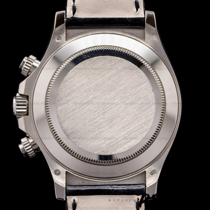 Rolex Daytona 116519 Black Leather strap Meteorite Dial 40mm Mens Replica Watch